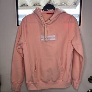 Supreme Box Logo Hoodie Pink Size S – Authentic, Made in Canada
